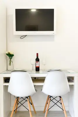 TV i/ili zabavni centar u objektu Apartments Villa Pina
