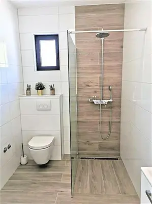 Kupaonica u objektu Beach front apartment with beautiful sunsets