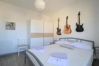 Krevet ili kreveti u jedinici u objektu Beach