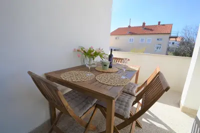 Balkon ili terasa u objektu Beach