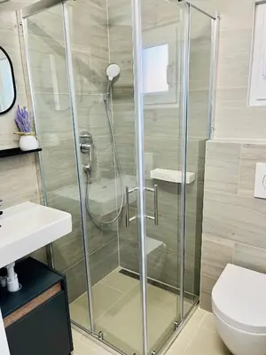 Kupaonica u objektu Apartments Kiwi, Rogoznica (Croatia)