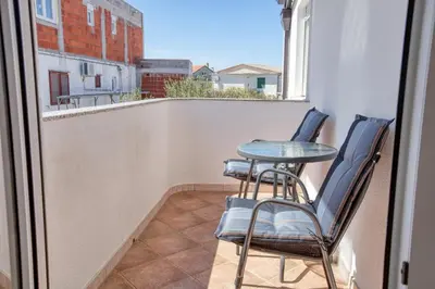 Balkon ili terasa u objektu Apartments by the sea Rogoznica - 19367