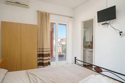 Krevet ili kreveti u jedinici u objektu Apartments villa Sunset