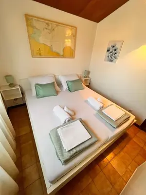 Krevet ili kreveti u jedinici u objektu Holiday House Mia