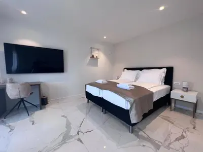Krevet ili kreveti u jedinici u objektu Azalea Dalmacija Luxury Rooms and Apartments