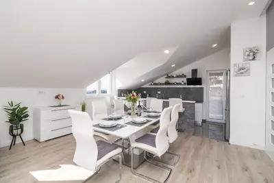 Kuhinja ili čajna kuhinja u objektu Apartment Exclusive VIEW