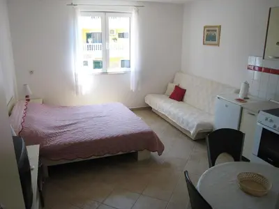 Krevet ili kreveti u jedinici u objektu Apartments Mediterranean Sundance