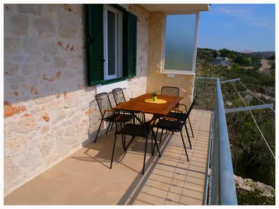 Balkon ili terasa u objektu House Natalija