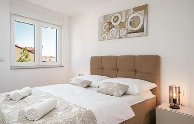 Krevet ili kreveti u jedinici u objektu Apartment SABBIA