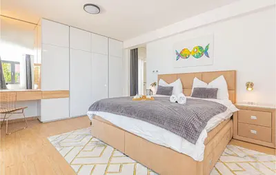 Krevet ili kreveti u jedinici u objektu Stunning Home In Sibenik - Zaboric