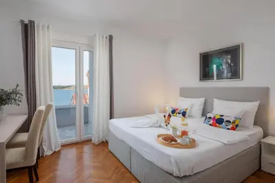Krevet ili kreveti u jedinici u objektu Villa Nensi