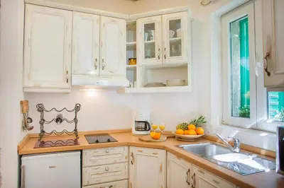 Kuhinja ili čajna kuhinja u objektu Apartments Laurus