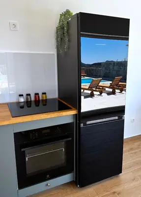 Kuhinja ili čajna kuhinja u objektu Villa Velim - Stunning view & Heated private pool