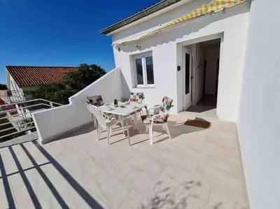 Balkon ili terasa u objektu Prostorný domov v nejkrásnější části Chorvatska
