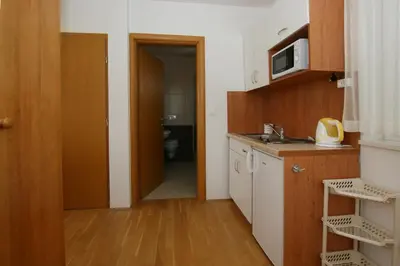 Kuhinja ili čajna kuhinja u objektu Villa Trio Srima