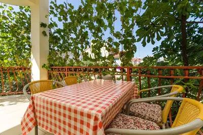 Balkon ili terasa u objektu Apartments Neva