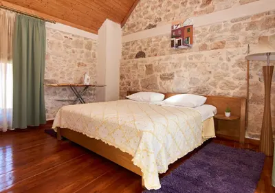 Krevet ili kreveti u jedinici u objektu Dalmatian Stone House