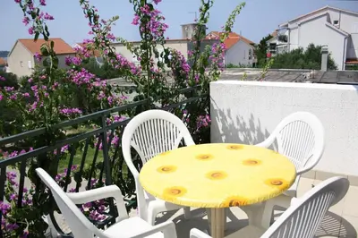 Tlocrt objekta Apartment in Vodice with sea view, balcony, air conditioning, WiFi 612-4
