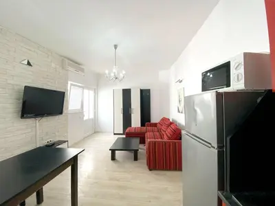 TV i/ili zabavni centar u objektu Seaview Apartment in Vodice - 47m²