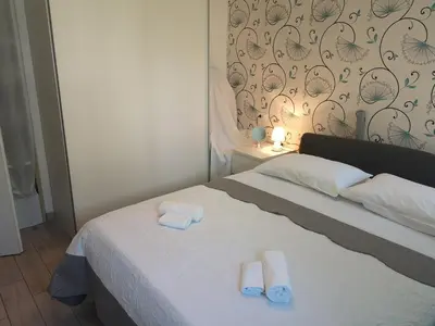 Krevet ili kreveti u jedinici u objektu Mala kuća ispod borova