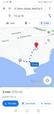Tlocrt objekta Mala kuća ispod borova