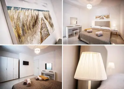 Krevet ili kreveti u jedinici u objektu Sea Front Apartments Ivana