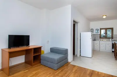 TV i/ili zabavni centar u objektu Apartments Goran near the beach