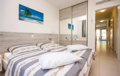 Krevet ili kreveti u jedinici u objektu Apartment Grebastica Donja Grebastica