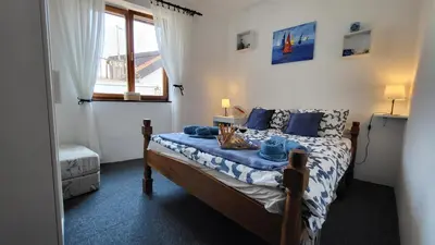 Krevet ili kreveti u jedinici u objektu Perlica