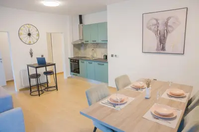 Kuhinja ili čajna kuhinja u objektu Apartmani Toni