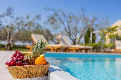 Bazen u objektu Holiday house Olive Tree ili u blizini