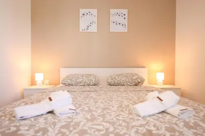 Krevet ili kreveti u jedinici u objektu Holiday house Antulov