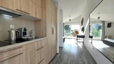 Kuhinja ili čajna kuhinja u objektu Boutique Apartments Refresh