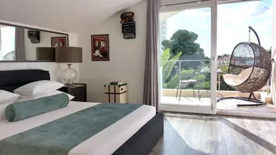 Krevet ili kreveti u jedinici u objektu Boutique Apartments Refresh