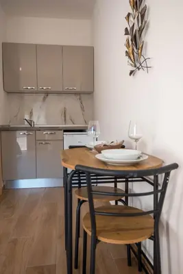 Kuhinja ili čajna kuhinja u objektu Apartmani Villa Lavanda I