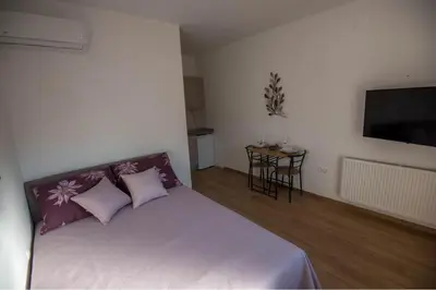 Krevet ili kreveti u jedinici u objektu Apartmani Villa Lavanda I
