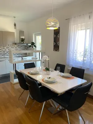 Kuhinja ili čajna kuhinja u objektu Apartmani Villa Lavanda II
