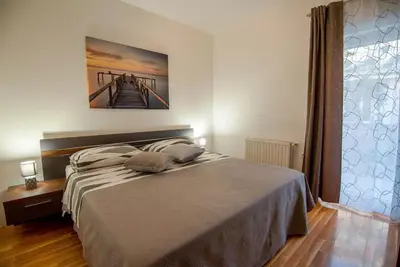 Krevet ili kreveti u jedinici u objektu Apartmani Villa Lavanda II