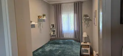 Krevet ili kreveti u jedinici u objektu House vacation with pool,three rooms,near Šibenik
