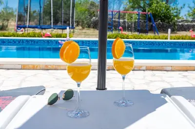 Bazen u objektu Family friendly house with a swimming pool Gornje Planjane, Zagora - 19733 ili u blizini
