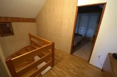 Krevet ili kreveti u jedinici u objektu kuća za odmor Anić