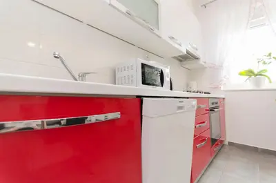Kuhinja ili čajna kuhinja u objektu Apartment Luka