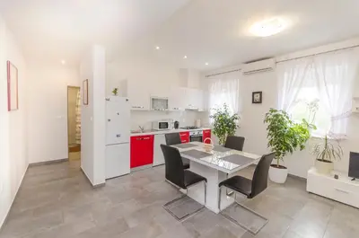 Kuhinja ili čajna kuhinja u objektu Apartment Luka