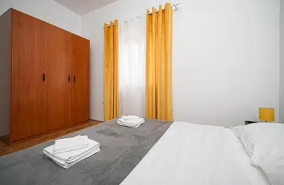 Krevet ili kreveti u jedinici u objektu Apartman Rusula Vodice