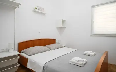 Krevet ili kreveti u jedinici u objektu Apartman Rusula Vodice