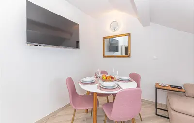 TV i/ili zabavni centar u objektu Pet Friendly Apartment In Pirovac