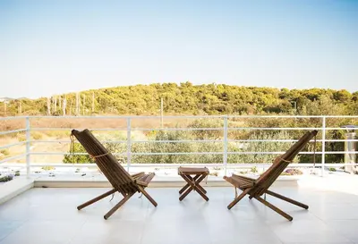 Balkon ili terasa u objektu Breaking the waves Art House