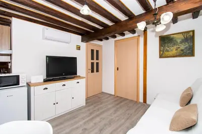 TV i/ili zabavni centar u objektu Apartment Rustika