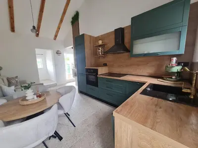 Kuhinja ili čajna kuhinja u objektu Mellon Apartments