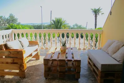 Balkon ili terasa u objektu Apartman Laura